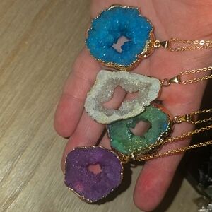 Crystal necklaces!! 💜